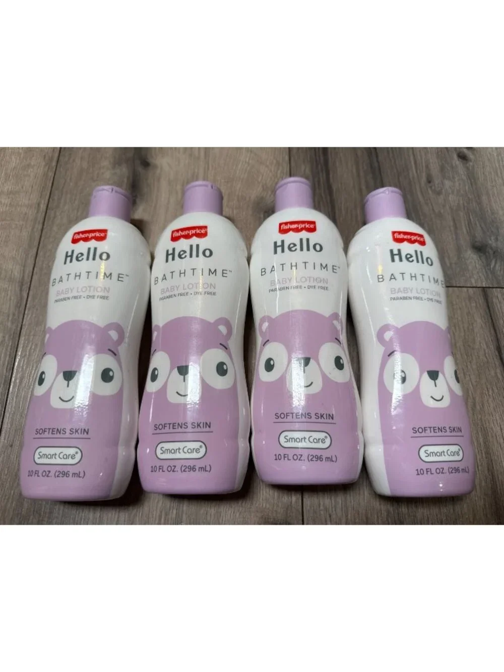 Fisher-Price Hello Bathtime Baby Lotion 10 Oz Softens Skin Paraben & Dye-Free 4-